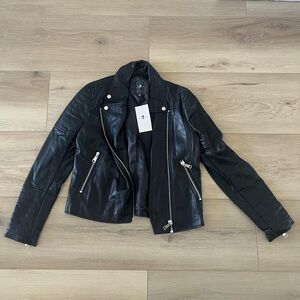7 For All Mankind Leather Jacket